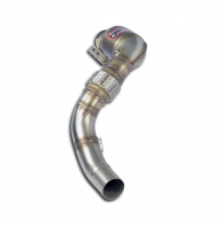 Turbo Downpipe Kit +  Catalizador Metalico Izquierdoaccepts the Stock &quot;Cat.-Back&quot; System - Bmw F01 / F02 / F03 750i (450 Cv) 201