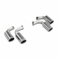 Colas de escape Derecha-Izquierda OO100 "Gun Metal Grey" ALTERNATIVA AUDI SQ7 Quattro (4.0L V8 Bi-Turbo - 507 Hp - modelos con G