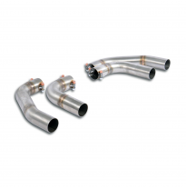 Kit de tubos de conexión derecho e izquierdo para puntas de extremo OEM Sistema "Cat.-back" 100% de acero inoxidable AUDI SQ7 Qu