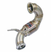 Downpipe + catalizador metalico 100CPSI Tubo de escape descendente 100% de acero inoxidable - Elimina el convertidor catalítico