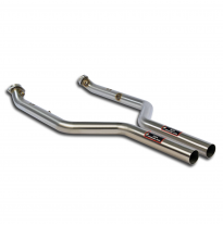 Tubo de escape derecho-izquierdo (sustituye al convertidor catalítico) Sistema 100% de acero inoxidable, 2 x Ø65 mm -> 2 x Ø63,5