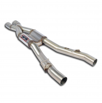 Silencioso central + "X-Pipe" 100% Stainless steel "Cat.-back" system - Full kit only BMW F11 550i V8 2010 -> 2012 Silencioso ce
