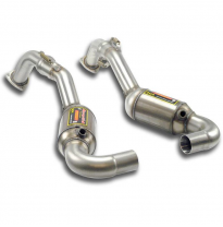 Tubo delantero. Derecho + Izquierdo. Con catalizador. Sistema Touring 100% de acero inoxidable - Elimina los catalizadores secun