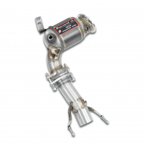 Kit bajante turbo + Catalizador metalico Sistema 100% de acero inoxidable BMW U11 X1 M 35i xDrive 2.0i Turbo (B48 Engine - 317 C