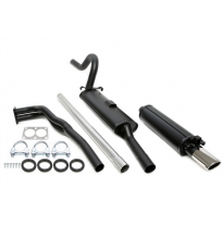 Sistema de escape deportivo TA Technix Tubo de escape: 1x70/90mm ovalado / embridado Atención! El componente no se ofrece para s