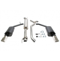 Sistema de escape deportivo dúplex TA Technix Tubo de escape: 1x90/120mm a la izquierda y a la derecha, ovalado / enrollado ¡Ate