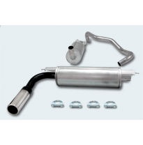 Sistema de escape deportivo TA Technix Tubo de escape: 1x80 mm, redondo / enrollado Atención! El componente no se ofrece para su