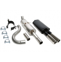 Sistema de escape deportivo TA Technix Tubo de escape: 2x70mm redondo / embridado Atención! El componente no se ofrece para su u