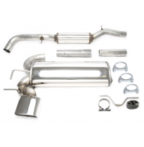 Sistema de acero inoxidable TA Technix Tubo de escape: 1x85x150mm con aprobación CE  Valido para: Audi A3 S3 Quattro My. 1999 -