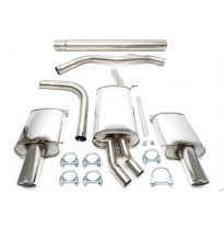 Sistema de acero inoxidable TA Technix Duplex Tubo de escape: 1x100mm izquierdo y derecho Atención! El componente no se ofrece p