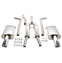 Sistema de acero inoxidable TA Technix Duplex Tubo de escape: 1x100mm izquierdo y derecho Atención! El componente no se ofrece p