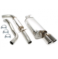 Sistema de acero inoxidable TA Technix Tubo de escape: 1x80 mm con aprobación CE  Valido para: Audi A3, Tipo 8L Año de fabricaci