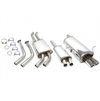 Sistema de acero inoxidable TA Technix Tubo de escape: 2x70 mm con aprobación CE  Valido para: Valido para: BMW 320i/325i/330i E