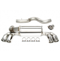 Sistema de acero inoxidable TA Technix Duplex Tubo de escape: 2x90 mm derecho e izquierdo, redondo / enrollado ¡Atención! El com