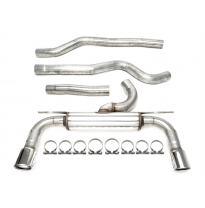 Sistema de acero inoxidable TA Technix Duplex Tubo de escape: 1* 1x90 mm derecho e izquierdo, redondo / enrollado en Atención! E