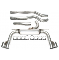 Sistema de acero inoxidable TA Technix Duplex Tubo de escape: 2* 2x80 mm izquierdo y derecho, redondos / enrollados ¡Atención! E