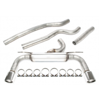 Sistema de acero inoxidable TA Technix Tubo de escape: 1*1x90mm izquierdo y derecho, redondo / enrollado ¡Atención! El component