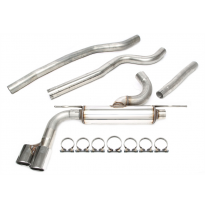 Sistema de acero inoxidable TA Technix Tubo de escape: 2x80 mm, redondo / enrollado Atención! El componente no se ofrece para su