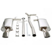 Sistema de acero inoxidable TA Technix Duplex Tubo de escape: 1*1x90x120mm izquierdo y derecho Atención! El componente no se ofr