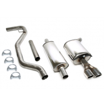 Sistema de acero inoxidable TA Technix Tubo de escape: 2x80 mm, redondo / enrollado Atención! El componente no se ofrece para su