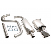 Sistema de acero inoxidable TA Technix Tubo de escape: 1x85x150 mm, ovalado / enrollado ¡Atención! El componente no se ofrece pa