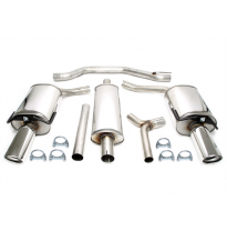 Sistema de acero inoxidable dúplex TA Technix Tubo de escape: 1*1x100 mm, izquierdo y derecho, redondo / enrollado Atención! El