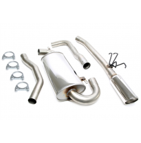 Sistema de escape deportivo TA Technix Tubo de escape: 1x100 mm, redondo / enrollado con aprobación CE  apto para: Volvo 850 Tur