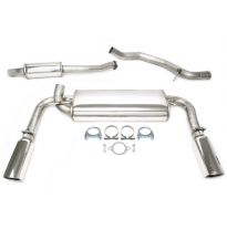 Sistema de acero inoxidable TA Technix Duplex Tubo de escape: 1*1x100 mm a la izquierda y a la derecha, redondo / enrollado con