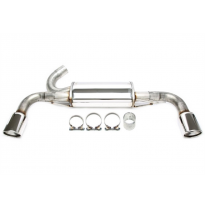 Silenciador trasero deportivo TA Technix Duplex de acero inoxidable Tubo de escape: 1*1x100 mm a la izquierda y a la derecha, re