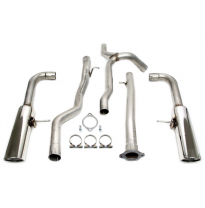 Sistema de escape deportivo dúplex TA Technix Tubo de escape: 1*1x100 mm izquierdo y derecho, redondo/enrollado con homologación