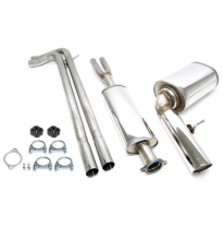 Sistema de acero inoxidable TA Technix Tubo de escape: 1x100 mm, redondo / enrollado con aprobación CE  Valido para: Volvo V70 I