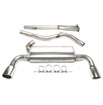 Sistema de acero inoxidable dúplex TA Technix Tubo de escape: 1*1x100 mm a la izquierda y a la derecha, redondo/enrollado Atenci