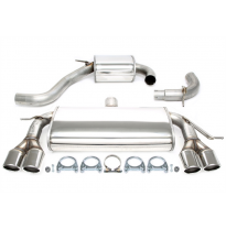 Sistema de acero inoxidable TA Technix Duplex Tubo de escape: 2x80 mm izquierdo + derecho con homologación EG  Valido para: VW G