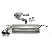 Sistema de acero inoxidable TA Technix Tubo de escape: 2x80 mm afilado con homologación CE e24-032389 Atención! El componente no