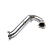 Downpipe de acero inoxidable TA Technix DPF (filtro de partículas diésel) - Tubo de repuesto 2,5/ 63,5 mm con conexión para sond