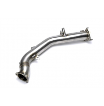 Downpipe de acero inoxidable TA Technix DPF (filtro de partículas diésel) - Tubo de repuesto 2,5/ 63,5 mm con conexión para sond