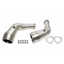 Downpipe De Acero Inoxidable Ta Technix  No Valido Para Catalizador  1 Conexión De Sonda Lambda Por Lado Con Paquete De Sellado