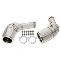 Downpipe de acero inoxidable TA Technix  con escudo térmico y catalizador   Valido para:: Audi A6 Avant - tipo C8-4A RS6 Mild Hy
