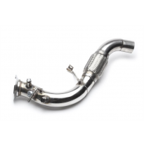 Downpipe de acero inoxidable TA Technix Tubo de repuesto para partículas de hollín diésel Diámetro exterior: 63,5 mm Diámetro de