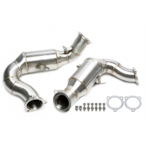 Downpipe de acero inoxidable TA Technix Tubo de repuesto para catalizador estándar   Valido para. Porsche Macan Type 95B_ 3.0l T