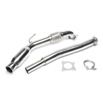 Downpipe de acero inoxidable TA Technix para motores TFSI 3/ Downpipe de 76 mm con catalizador Conexión al turbocompresor estánd