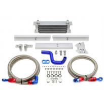 Kit enfriador de aceite TA Technix Enfriador de aceite de aluminio con 13 aletas  Valido para motores VW MQB Plattforn EA888 Gen