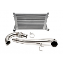 Kit de actualización TA Technix Intercooler + Downpipe  Intercooler: Dimensiones: Dimensión de red 630 mm x 410 mm x 50 mm con c