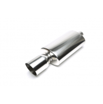 Silenciador trasero deportivo TA Technix acero inoxidable universal 110 x 115 mm ovalado / afilado / biselado  acero inoxidable