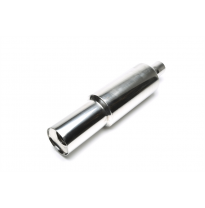 Escape trasero deportivo TA Technix inox universal 112 / 60mm redondo  acero inoxidable pulido Uso universal Conexión: 63,5m