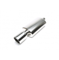 Escape trasero TA Technix inox sport universal 115 / 90mm redondo / embridado / biselado  acero inoxidable muy pulido Univer