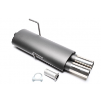 Escape trasero deportivo TA Technix Tubo de escape: 2x76mm redondo + embridado con homologación CE e1-0310718  Valido para: