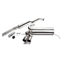 Sistema de acero inoxidable TA Technix Tubo de escape: 2 x 76 mm redondo + embridado con homologación CE e24-032498  Valido para