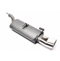 Silenciador trasero deportivo TA Technix Tubo de escape: 70x140 mm DTM con homologación CE e1-0210129  Valido para: Opel Astra F