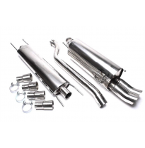 Sistema de acero inoxidable TA Technix Tubo de escape: 2x76 mm DTM con aprobación CE e1-0311002  Valido para: Opel Astra G-CC, T